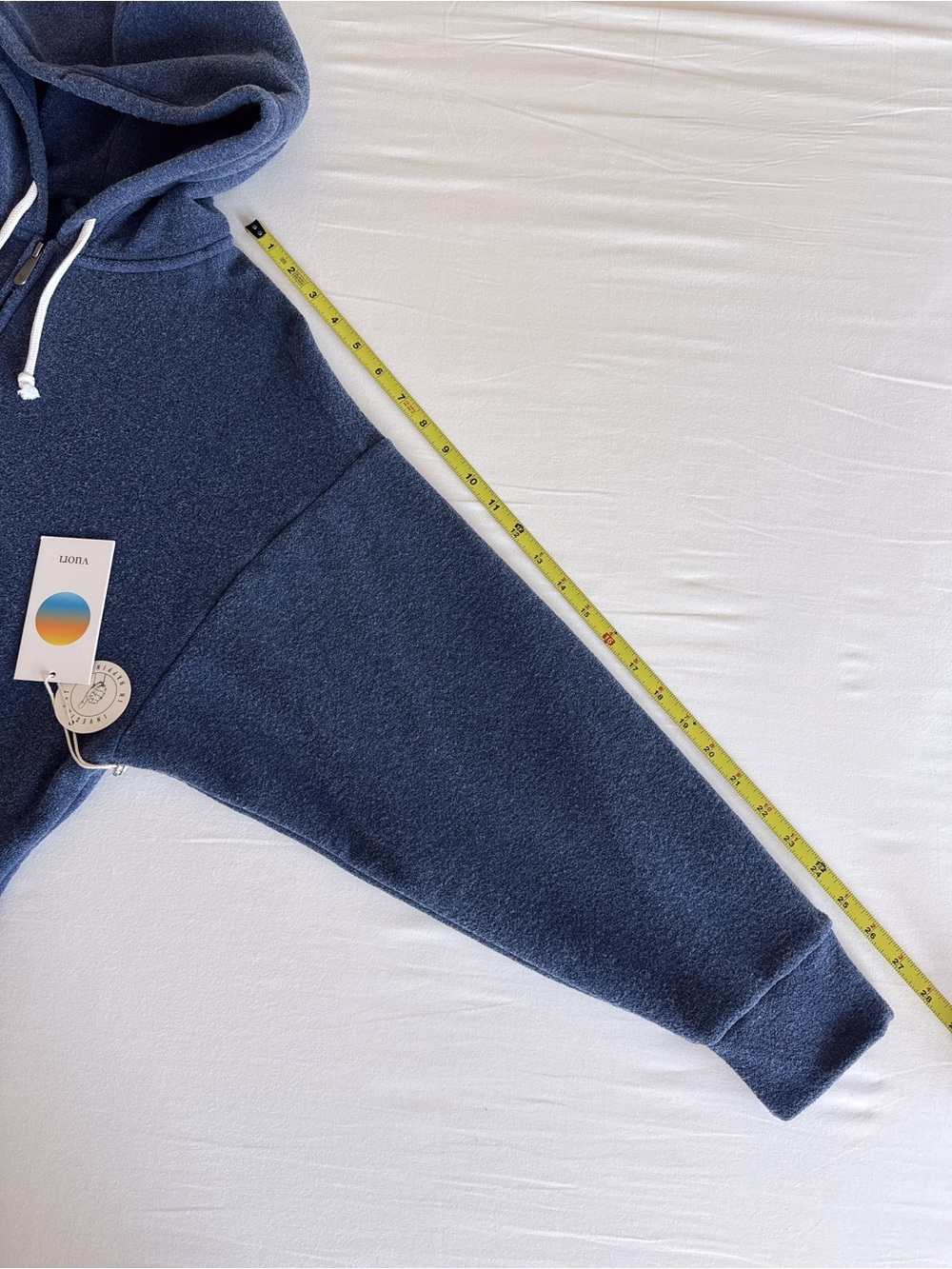NWT Vuori Beach Fleece Full Zip Blue Coast XS + Beach Fleece Short Blue Coast XS - Picture 8 of 16